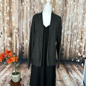 Jason Maxwell dark gray cardigan sweater. XL